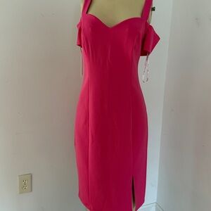 🔥Bisou bisou 🔥pink open shoulder dress